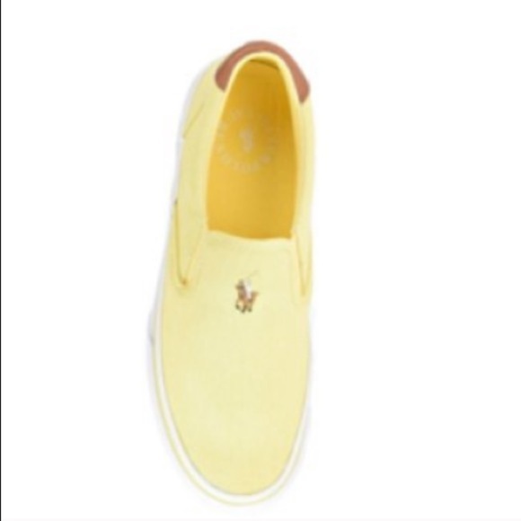 Polo Ralph Lauren Other - Polo Ralph Lauren Thompson Yellow Casual Slip on